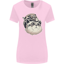 Steampunk Cat Womens Wider Cut T-Shirt Light Pink