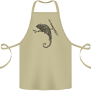 Steampunk Chameleon Cotton Apron 100% Organic Khaki