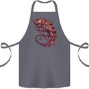 Steampunk Chameleon Iguana Reptile Lizard Cotton Apron 100% Organic Steel