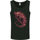 Steampunk Chameleon Iguana Reptile Lizard Mens Vest Tank Top Black