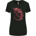Steampunk Chameleon Iguana Reptile Lizard Womens Wider Cut T-Shirt Black