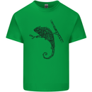 Steampunk Chameleon Kids T-Shirt Childrens Irish Green