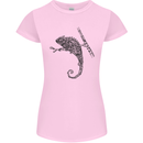 Steampunk Chameleon Womens Petite Cut T-Shirt Light Pink