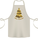 Steampunk Christmas Tree Cotton Apron 100% Organic Natural