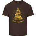 Steampunk Christmas Tree Kids T-Shirt Childrens Chocolate