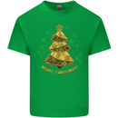 Steampunk Christmas Tree Kids T-Shirt Childrens Irish Green