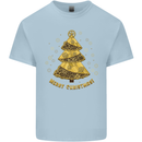 Steampunk Christmas Tree Kids T-Shirt Childrens Light Blue