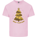 Steampunk Christmas Tree Kids T-Shirt Childrens Light Pink