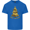Steampunk Christmas Tree Kids T-Shirt Childrens Royal Blue