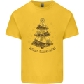 Steampunk Christmas Tree Kids T-Shirt Childrens Yellow