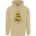 Steampunk Christmas Tree Mens 80% Cotton Hoodie Sand