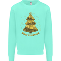 Steampunk Christmas Tree Mens Sweatshirt Jumper Peppermint