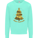 Steampunk Christmas Tree Mens Sweatshirt Jumper Peppermint