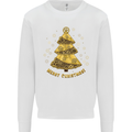 Steampunk Christmas Tree Mens Sweatshirt Jumper White