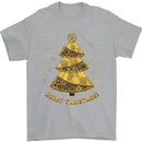 Steampunk Christmas Tree Mens T-Shirt Cotton Gildan Sports Grey