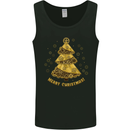 Steampunk Christmas Tree Mens Vest Tank Top Black