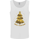 Steampunk Christmas Tree Mens Vest Tank Top White