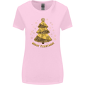 Steampunk Christmas Tree Womens Wider Cut T-Shirt Light Pink