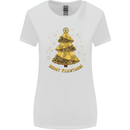 Steampunk Christmas Tree Womens Wider Cut T-Shirt White