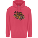 Steampunk Crocodile Alligator Childrens Kids Hoodie Heliconia