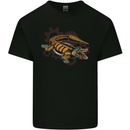 Steampunk Crocodile Alligator Kids T-Shirt Childrens Black