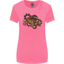 Steampunk Crocodile Alligator Womens Wider Cut T-Shirt Azalea