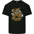 Steampunk Dragon Kids T-Shirt Childrens Black