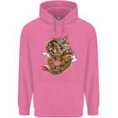 Steampunk Dragon Mens 80% Cotton Hoodie Azelea