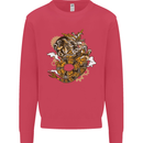 Steampunk Dragon Mens Sweatshirt Jumper Heliconia