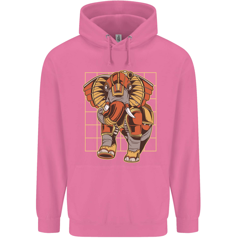 Steampunk Elephant Childrens Kids Hoodie Azalea