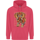 Steampunk Elephant Childrens Kids Hoodie Heliconia