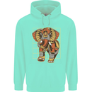 Steampunk Elephant Childrens Kids Hoodie Peppermint