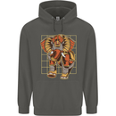 Steampunk Elephant Childrens Kids Hoodie Storm Grey