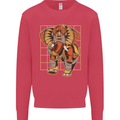 Steampunk Elephant Kids Sweatshirt Jumper Heliconia