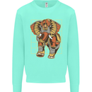 Steampunk Elephant Kids Sweatshirt Jumper Peppermint