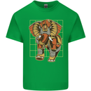 Steampunk Elephant Kids T-Shirt Childrens Irish Green