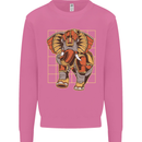 Steampunk Elephant Mens Sweatshirt Jumper Azalea