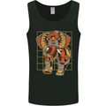 Steampunk Elephant Mens Vest Tank Top Black