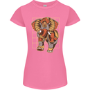 Steampunk Elephant Womens Petite Cut T-Shirt Azalea