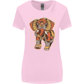 Steampunk Elephant Womens Wider Cut T-Shirt Light Pink