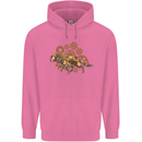 Steampunk Fox Childrens Kids Hoodie Azalea