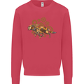 Steampunk Fox Kids Sweatshirt Jumper Heliconia