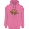 Steampunk Fox Mens 80% Cotton Hoodie Azelea