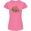 Steampunk Fox Womens Petite Cut T-Shirt Azalea
