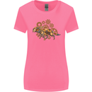Steampunk Fox Womens Wider Cut T-Shirt Azalea