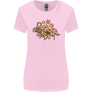 Steampunk Fox Womens Wider Cut T-Shirt Light Pink