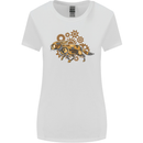 Steampunk Fox Womens Wider Cut T-Shirt White