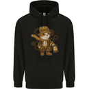 Steampunk Hamster Childrens Kids Hoodie Black