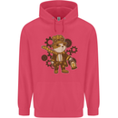 Steampunk Hamster Childrens Kids Hoodie Heliconia