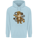 Steampunk Hamster Childrens Kids Hoodie Light Blue